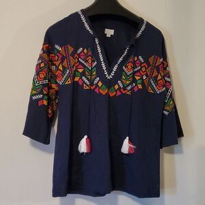 MUD PIE TILLERY TUNIC TOP M